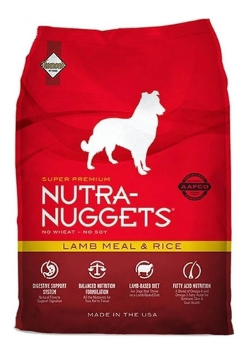 Nutranuggets Corderoarroz 7,5kg