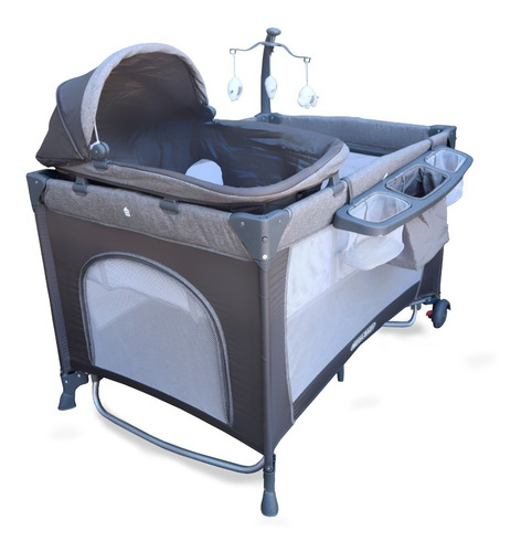 Imagen 2 de 8 de Practicuna Cuna Megababy Completa Mosquitero+organiz+bolso