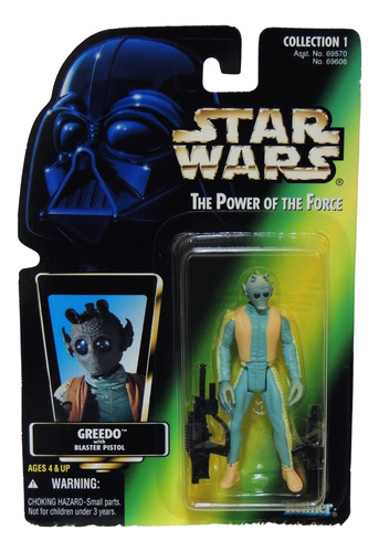 Star Wars Power Of The Force 2 Greedo Unico!!!