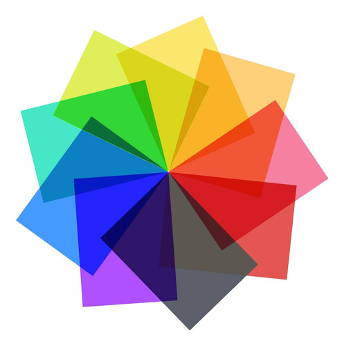 Filtro De Gel Para Luz Con 9 Colores