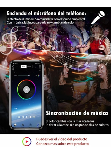 Tira De Luz Led Rgb 20 Metros Bluetooth Control App 
