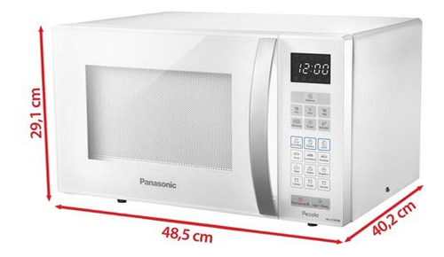 Microondas Panasonic Piccolo NN-ST35HWRU blanco 25L 220V