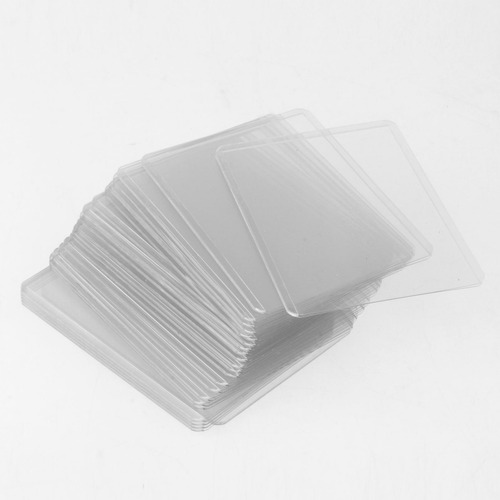 25x Fundas Transparentes Para Tarjetas Portatarjetas