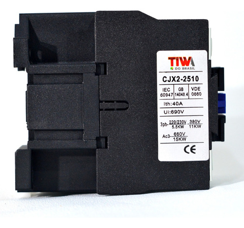 Kit C/17 Chave Contatora Tripolar 25a D2510 3p + 1 N/a 220v
