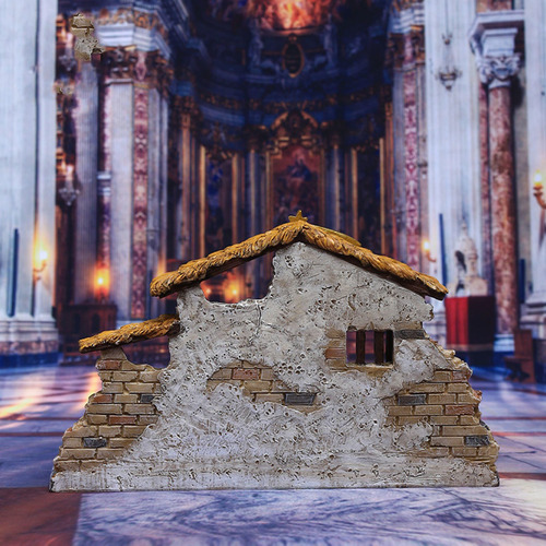Estatua De Belén Con Detalles Finos Y Vívidos, Pesebre Navid