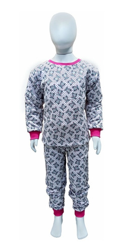Imagem 6 de 8 de Combo Com 3 Pijamas Infantil Flanelado 2/3/4/6 Menina