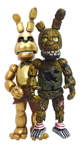 Set 2 Figuras Five Nights Freddys Spring Bonnie + Springtrap