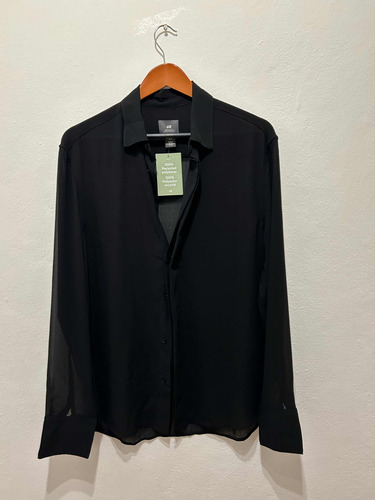 Camisa Transparente Talla M Nueva H&m Con Msi