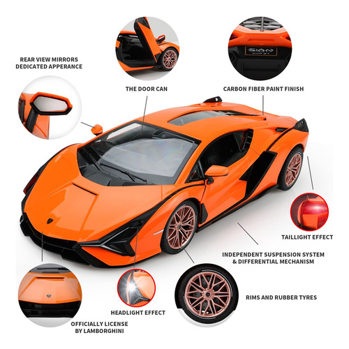 Lamborghini Auto De Control Remoto A Escala 1:14