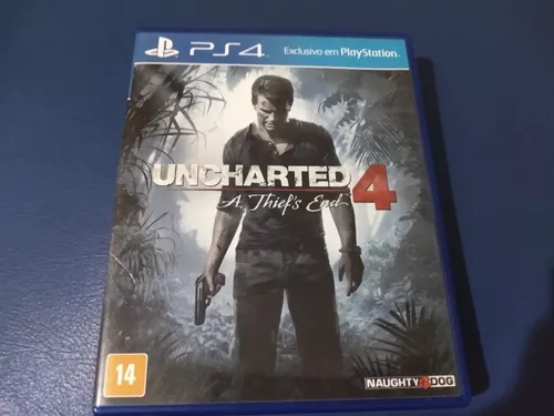 Jogo Uncharted 4 - Mídia Física - Playstation 4