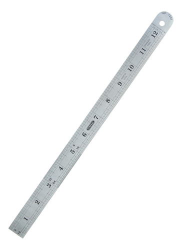 Regla De Acero Inoxidable General Tools 12 Pulgadas 1201me Acero Inoxidable