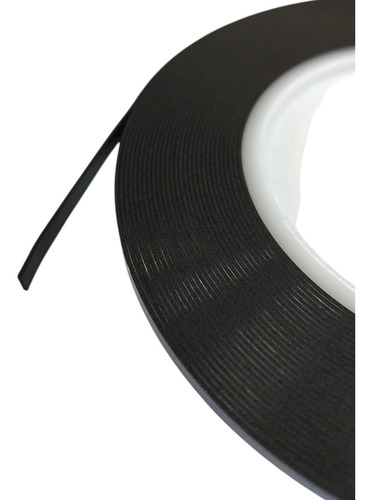 Cinta Bifaz Para Pegar Pantallas Tv Open Cell 4mm X 10mts Negro