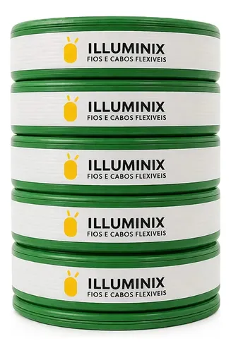 Cabo Flexível 2,5 Mm² Illuminix Rolo Com 100 Metros 750v Verde MACKIE FERRAMENTA