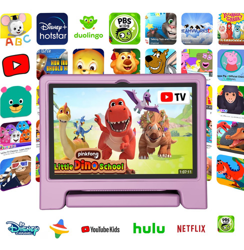 Tablet Yacxbtk For Kids 10.1'' Android 14 8gb+64gb 6000mah