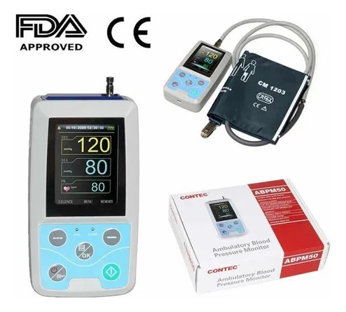 Holter Monitor De Presion Arterial Mapa Contec Abpm50