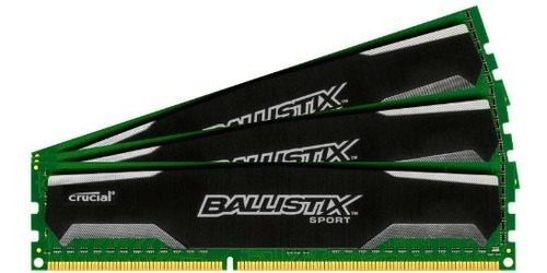 Ballistix Sport 12gb Kit (4gbx3) Ddr3 1600 Mt / S (pc3-12800