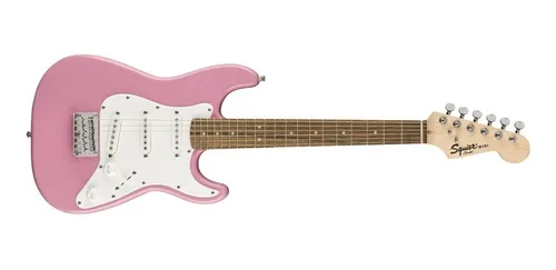 Guitarra Fender Squier Bullet Mini Stratocaster V2 Lr Pink