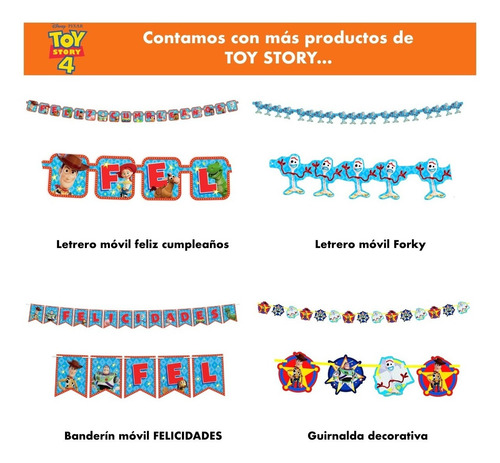 Toy Story 4 - Block De Stickers Artículo Fiesta Toy0h2