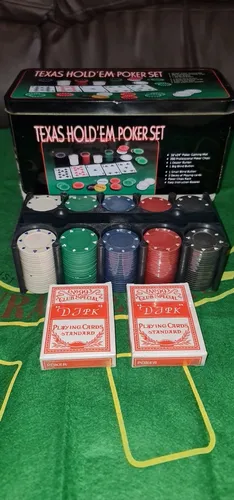 Juego Set De Poker Texas Holdem (Usado)