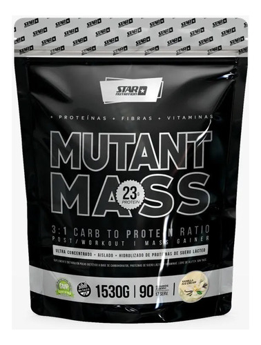 Mutant Mass 1.5Kg Star Nutrition Ganador Peso Sabor Vainilla Ice Cream