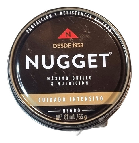 Pasta De Zapatos Negra Nugget 81ml 