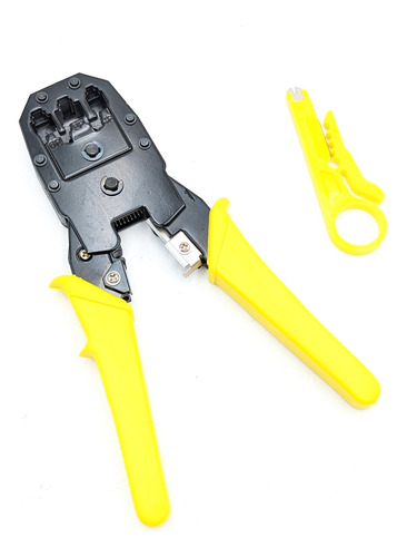 Crimpeadora Ponchadora Pela Cable Rj45 Rj11 Rj12 Crimpadora