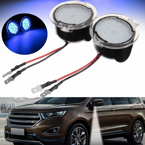 2pcs 18led side mirror puddle lámpara Coche Decoración Luces