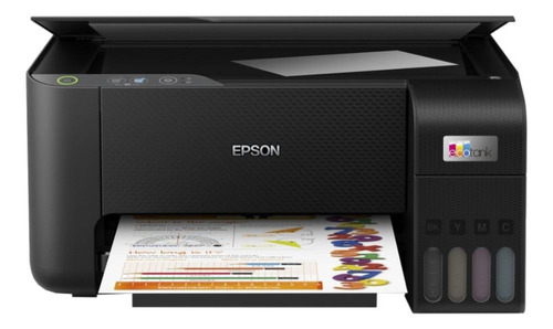 Impresora A Color Multifunción Epson Ecotank L3210 Negra