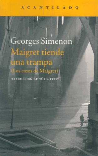 Maigret Tiende Una Trampa / Simenon (envíos)