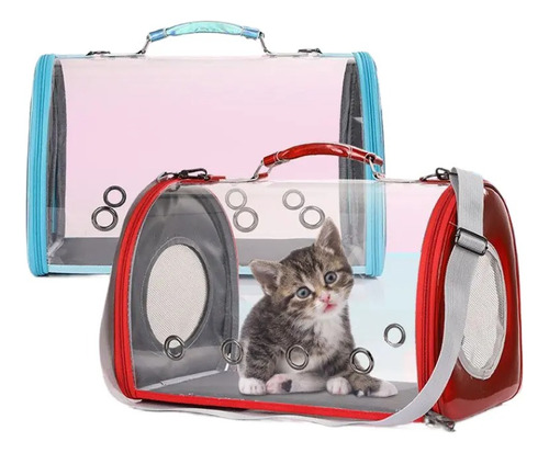 Bolso Transportador Para Mascotas Transparente