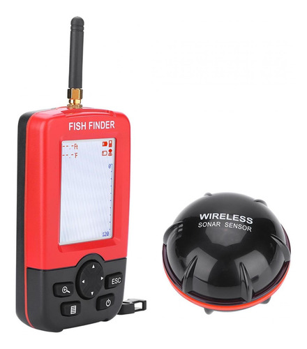 Ecosonda Fishfinder De Material Abs Para Pescar En El Lago