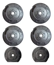 Comprar Combo 25 Kg Discos Pesas Plastico Liso Local Pesas Fitness