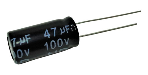 Capacitor Bi-polar 47x100 - 47uf 100v (driver/corneta)