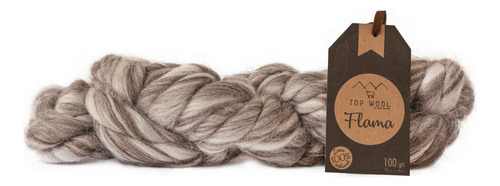 Lana Flama Top Wool 100% Natural Ideal Telar Tejidos Gruesos