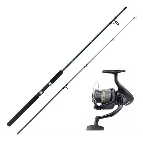 Combo Caña Tolten 6 Pies Carrete Okuma Revenger 3000 Pesca