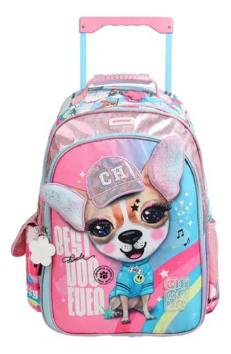 Mochila Carrito Escolar 16 P Chimola Primaria Original Perro