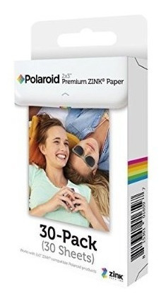 Polaroid 2x3 Pulgadas Premium Zink Photo Paper (30 Hojas) - 