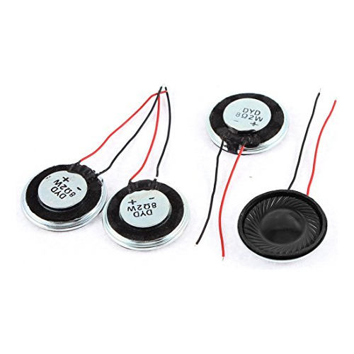 Altavoz Magnético De 2 W Y 8 Ohmios, Uxcell (paquete De 4)