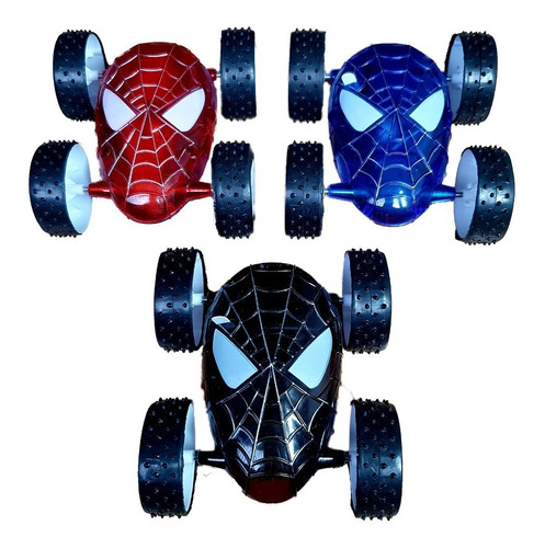 Carro Loco Todoterreno Spiderman Juguete Luces Impulso Juego