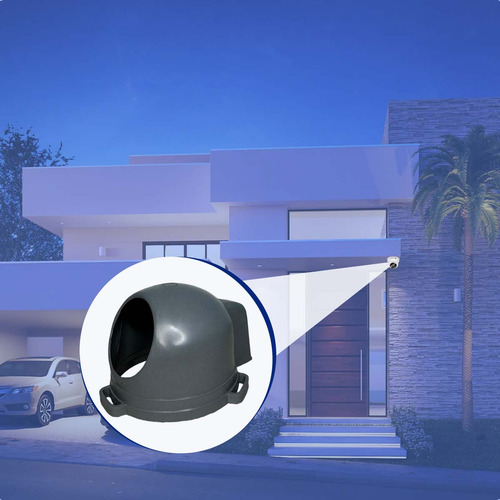 Protetor Antifurto De Camera Dome Acoplamento Profissional Cor Cinza