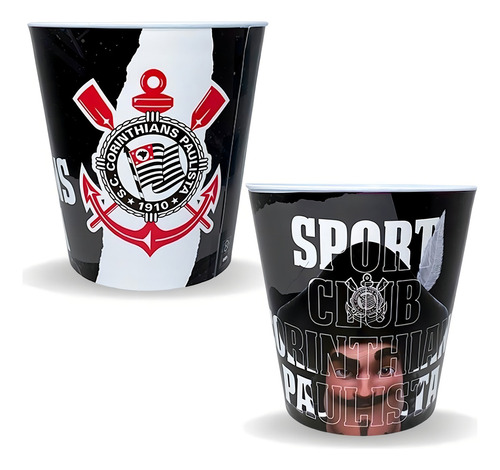 Balde Para Pipoca Do Corinthians Licenciado Grande Time