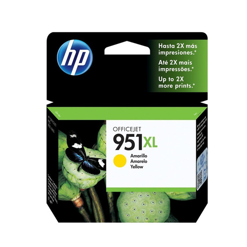 Tinta Hp 951xl Oj 8100/pro8600/pro8600 Plus Yellow (1,500 Pa