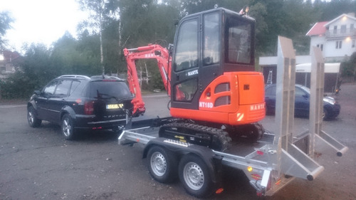 Imagen 4 de 9 de Excavadora Hidráulica Orugas - Nante Fema 2,4 Tn Diesel 30hp
