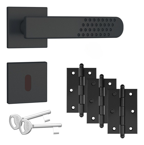 Kit 6 Fechaduras Int + 3 Fech. Bwc + 9 Kits C/ 3 Dobradiças