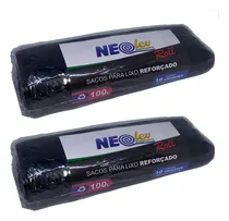 Comprar Kit 02 Sacos De Lixo 100 Litros Preto Casa Escritório 20un