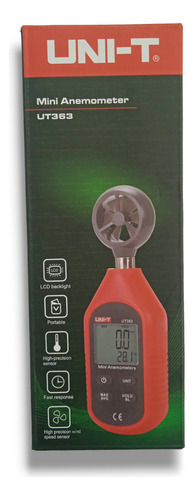 Uni-t Medidor De Caudal Anemometro Ut363
