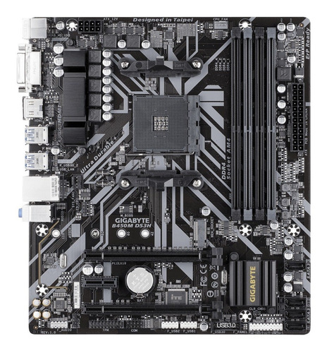 Imagen 3 de 7 de Motherboard B450m Ds3h Gigabyte Amd Am4