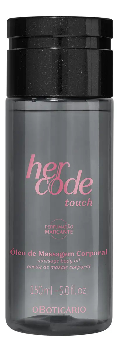 O Boticário Her Code Touch Óleo de Massagem Corporal 150ml