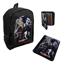 Comprar Combo Escolar Mochila Carpeta Cartuchera Death Note M30