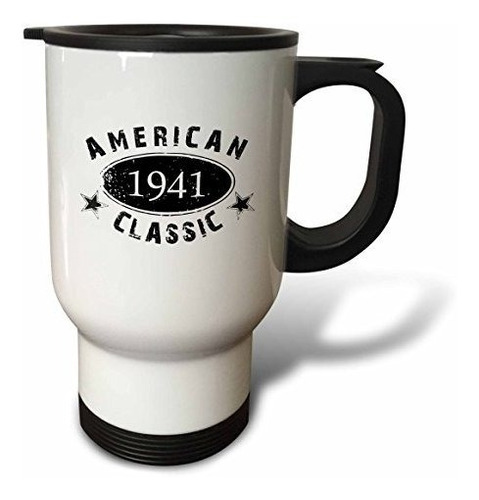 Vaso - 3drose 1941 American Classic Travel Mug, 14 Oz, Multi